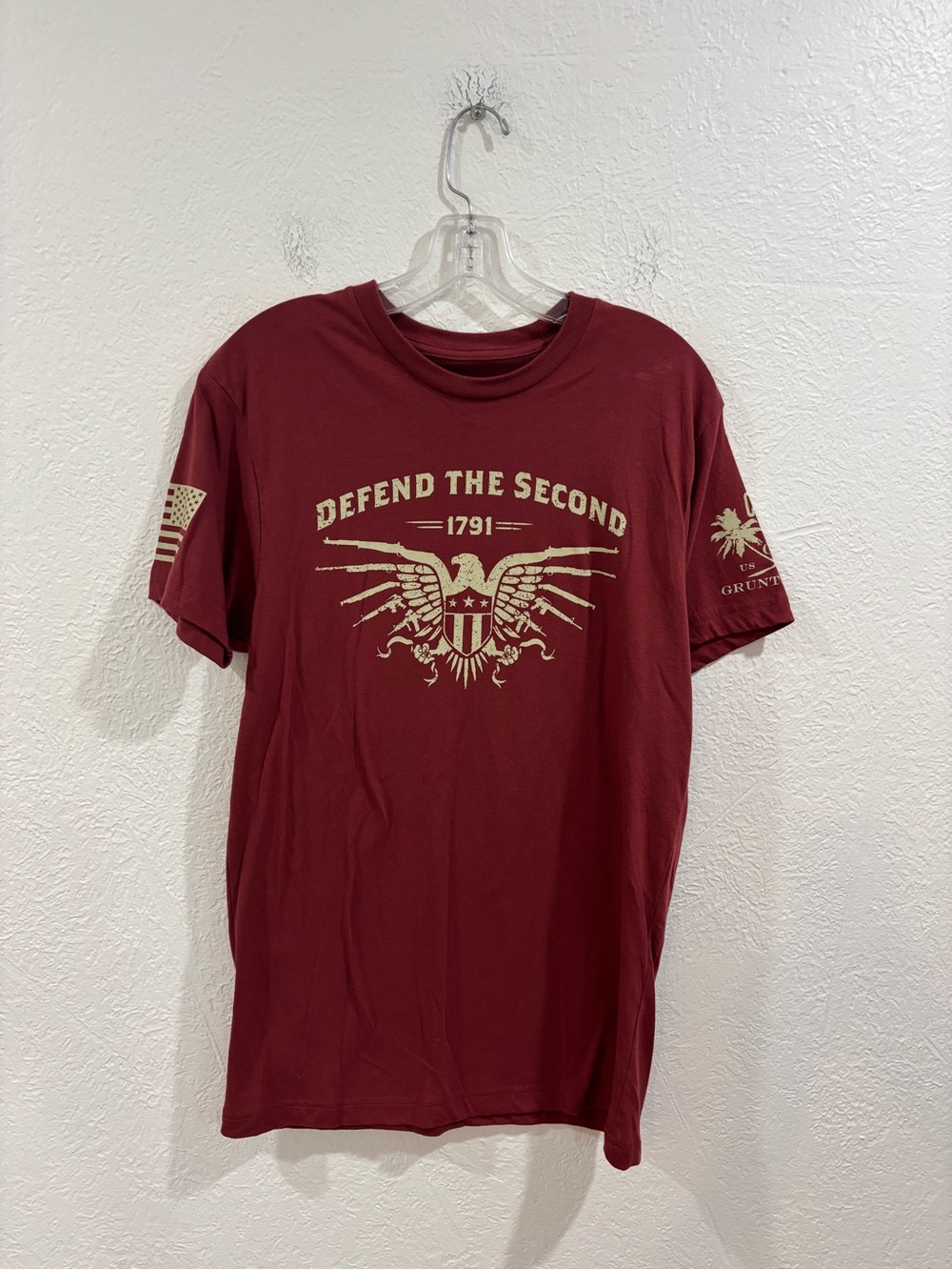 Men’s Grunt Style Patriotic “Defend” T-shirt